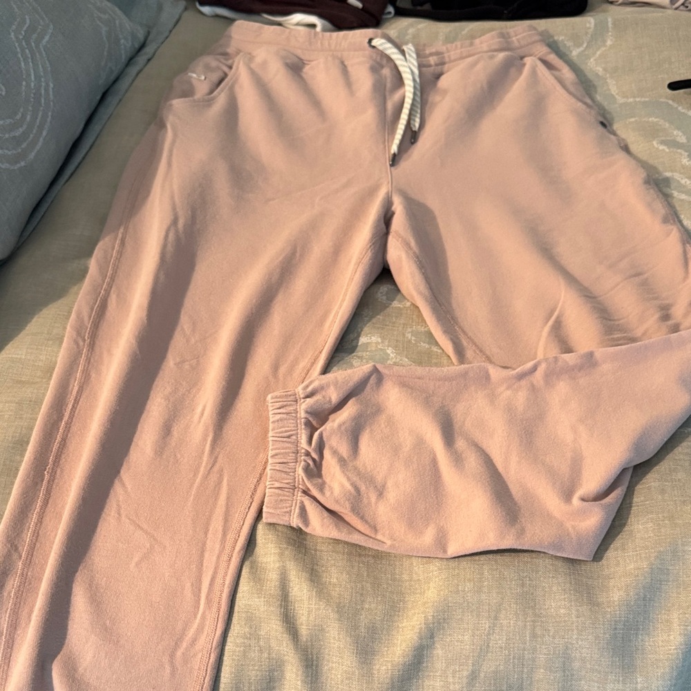 Vuori Blush Pink Cozy Jogger Pants